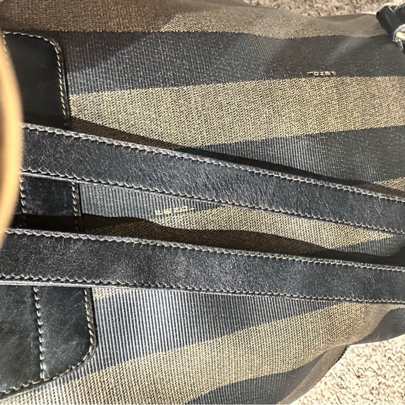 Fendi Black and Tan Striped Backpack - Picture 14 of 16
